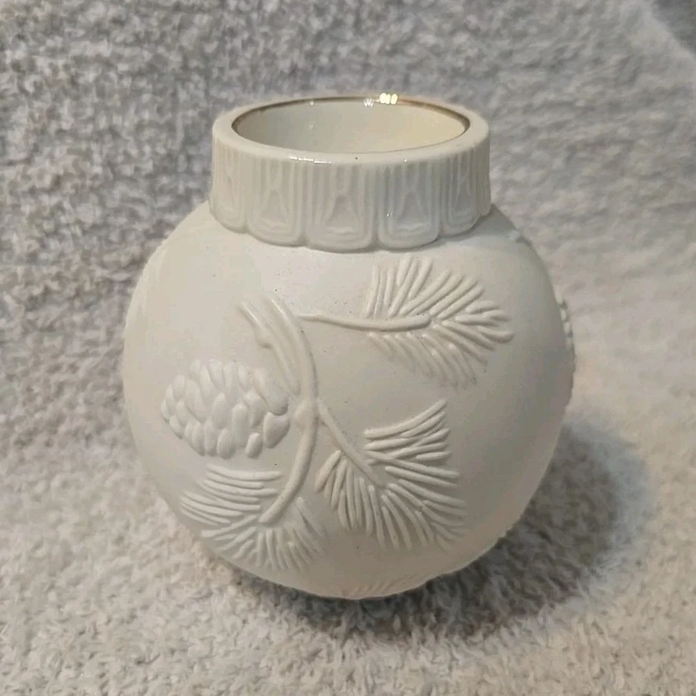Lenox Candle Holder Ornamental Glow Pinecone‎ Tealight Votive Holiday Christmas